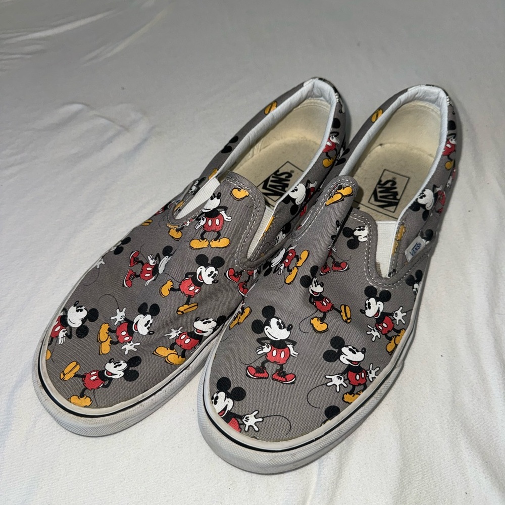 Vans x Disney Mickey Mouse Classic Slip-on Sneakers